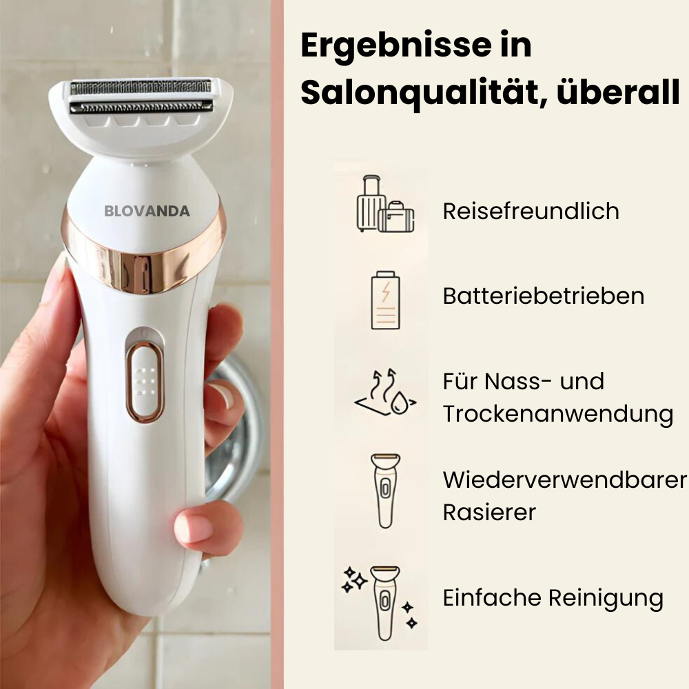 Elektrischer Rasierer mit Klinge